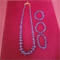 Joan Rivers Beaded Necklace and Bracelet set