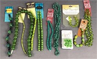 Green Green & more Green Beads