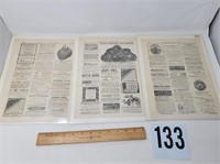 3 1876 sealed ads