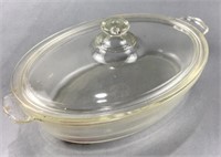 Vintage Pyrex 633C lid 642 B bowl Chip and one