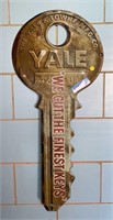 YALE 2 SIDED ADVERTISING SIGN