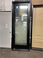 Pella 36” x 8’ Black Metal Clad Exterior Door