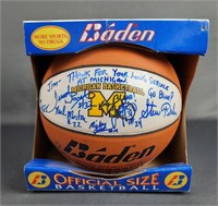 1990s Autographed Michigan Wolverine Basketball