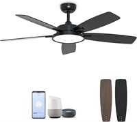 $160  Roomratv 52 Inch Smart Ceiling Fan with Ligh