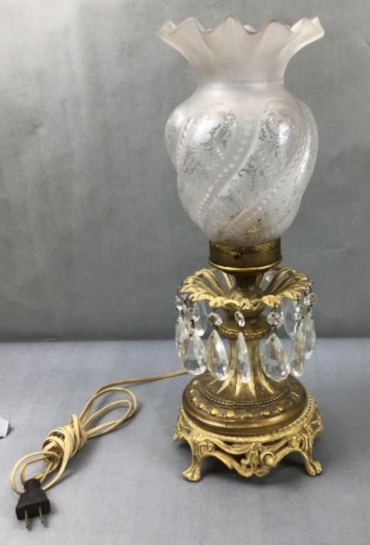 Antique Girandole Lamp by Capitol Mould Casting