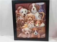 3D dog Picture 11" x 13"