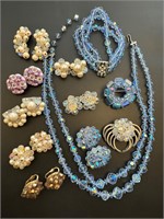 Ab crystals, vogue, laguna jewelry