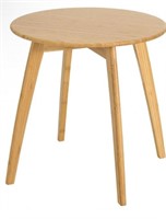 Retail$130 Bamboo Round End Table