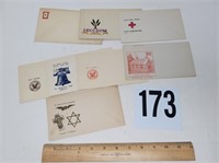 8 Old military envelopes