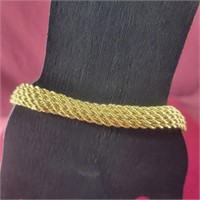 14k Gold Mesh Bracelet