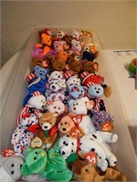 Large Lot Beanie Babies Patriotic & Much More