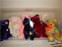 Lot of Large Size beanie Babies Peace