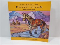 Adult Coloring Book Painted Ponies