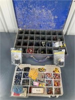 Metal Box with Miscellaneous Electrical supplies