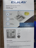 Elkay Drop In Single 15"x15" Sink Kit B106