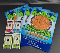 1998 Maui Invitational Posters and Ticket Stubs