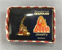 Applause Little Orphan Annie & dog Sandy Necklace