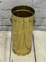 Bristol Brass "Lion Head" Umbrella Stand