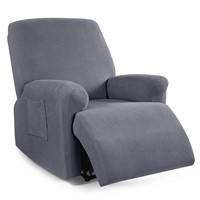Grey TAOCOCO Stretch Jacquard Recliner Cover A14