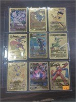 Gold Pokémon cards