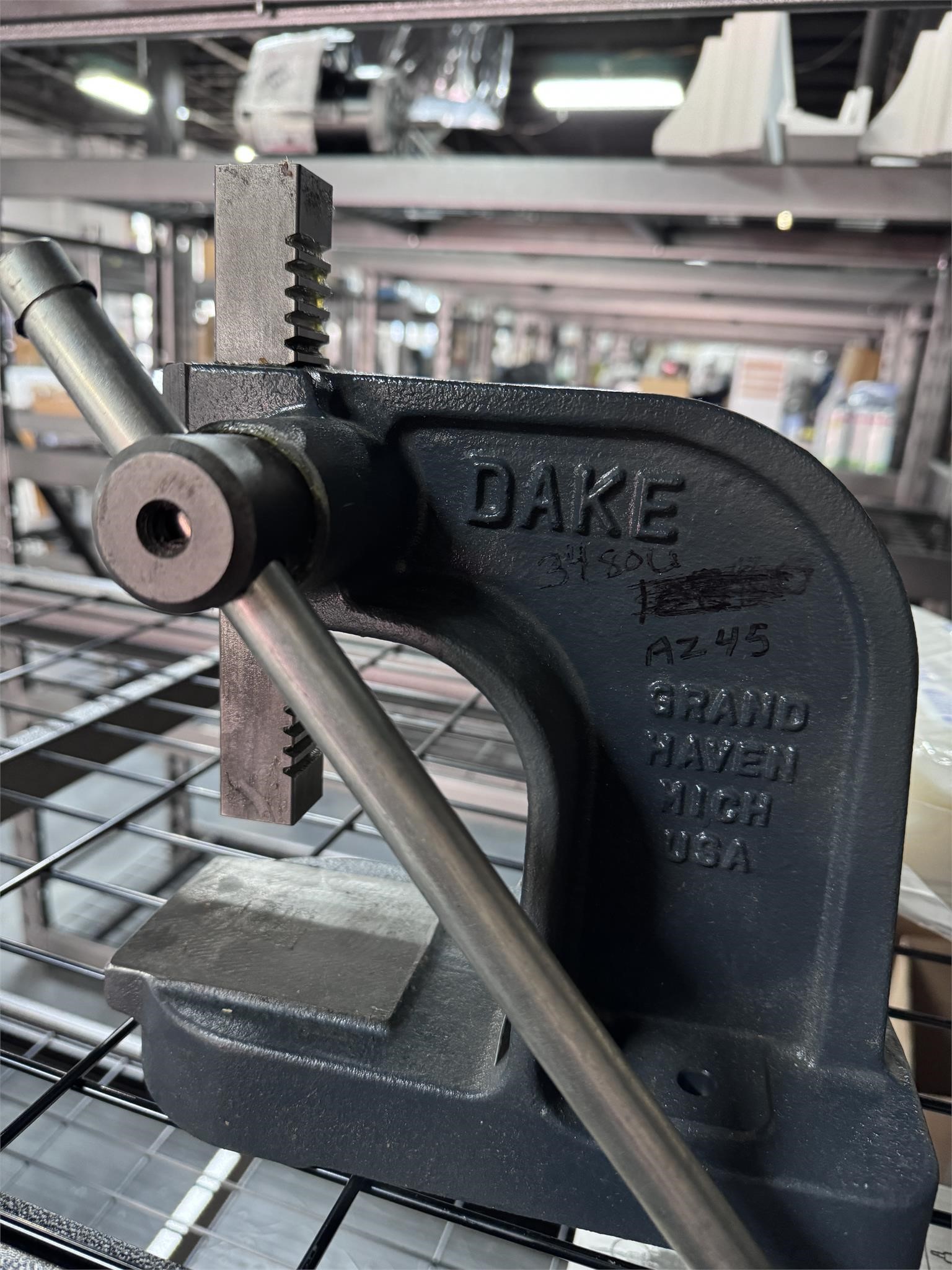 Dake Arbor Press, 1 Ton AZ45