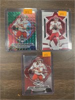 Patrick Mahomes inserts/ parallel mosaic cards