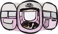 Portable Puppy Playpen - Small Pop-Up Play Yard fo