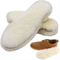 2 Pairs Genuine Thick Sheepskin Fleece Insoles for