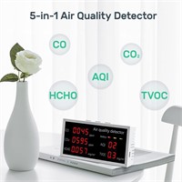 Air Quality Monitor, Aiment 5 in 1  A30