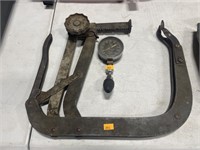 Valve spring lifter and compression tester