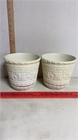 Vintage 1970’s Flower Pots