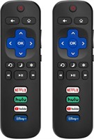 (Pack of 2) Replaced Remote Control for Roku TV  C