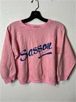 Vintage Sassoon Brand Crewneck Femme
