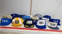 16 Baseball Caps / Hats Vintage