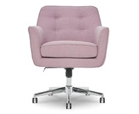 Serta Memory Foam & Twill Fabric Chair 34"H x 25"W