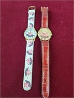 Two pig themed Wristwatches