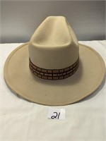 Authentic Western Trails Cowboy Hat  7 3/8