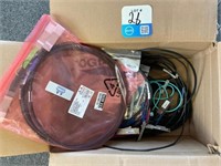 BOX WITH ASSORTED DAC CABLES