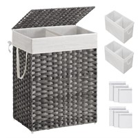 1 LOT, 3 SONGMICS Laundry Hamper with Lid, 110L