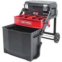 1 CRAFTSMAN 22-in 1-Drawer Black Metal Wheels