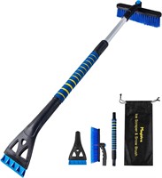 Moyidea 36 Extendable Ice Scraper Snow Brush Detac