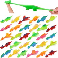 30 Pcs Slingshot Dinosaur Finger Toys  Catapult To