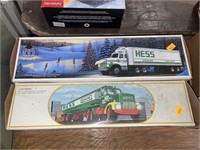 2 vintage die cast Hess trucks