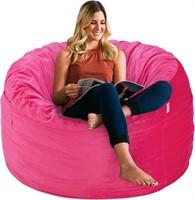 HABUTWAY Bean Bag Chair 3Ft Luxurious Velvet Ultra