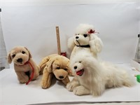 Lot of Plush Dogs Poodle and Friends
