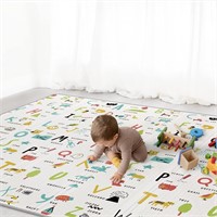 Baby Play Mat 79 X 71 Reversible Waterproof Foldab