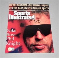PHIL KNIGHT, NIKE CEO AUTOGRAPHED/SIGNED SPORTS IL