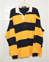 RALPH LAUREN POLO BRAND RUGBY SHIRT MENS SIZE XL