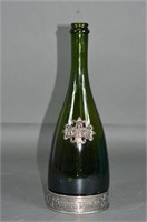 Decorative Segura Viudas Wine Bottle w/ Metal Over