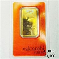 1 - .999 1oz Gold Bar - HIGH DEMAND